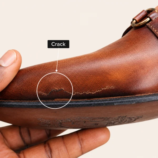 Anax Men's Brown Leather Horsebit Loafers – Size 40
