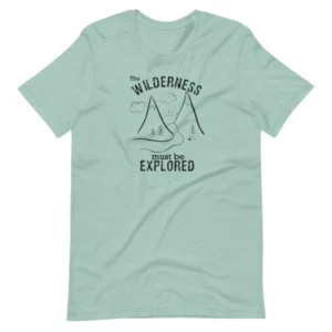 Graphic Crew Neck T-Shirt – Wilderness Adventure Print