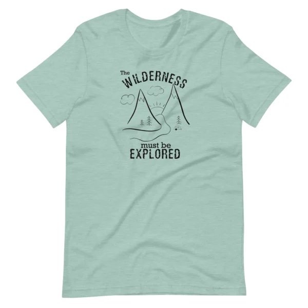 Graphic Crew Neck T-Shirt – Wilderness Adventure Print